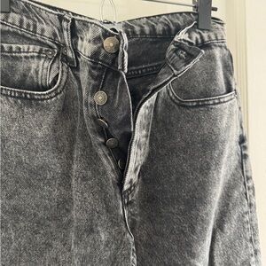 Boyish Black Acid Wash High-Rise Skinny Jeans